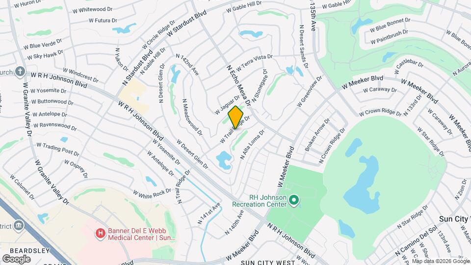 13935 W Trail Ridge Dr Map and Location Details