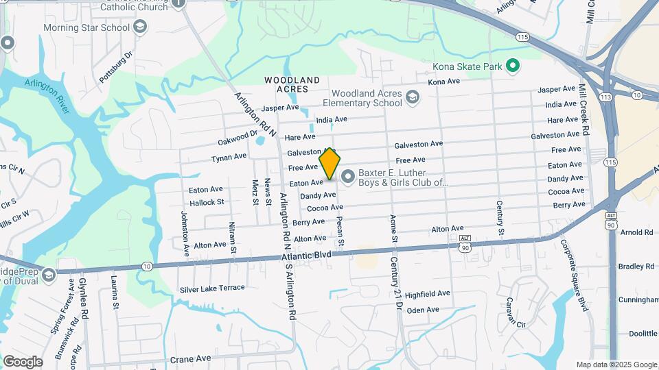 7730 Eaton Ave Map and Location Details