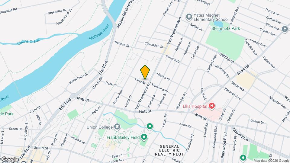 633 Lang St Map and Location Details