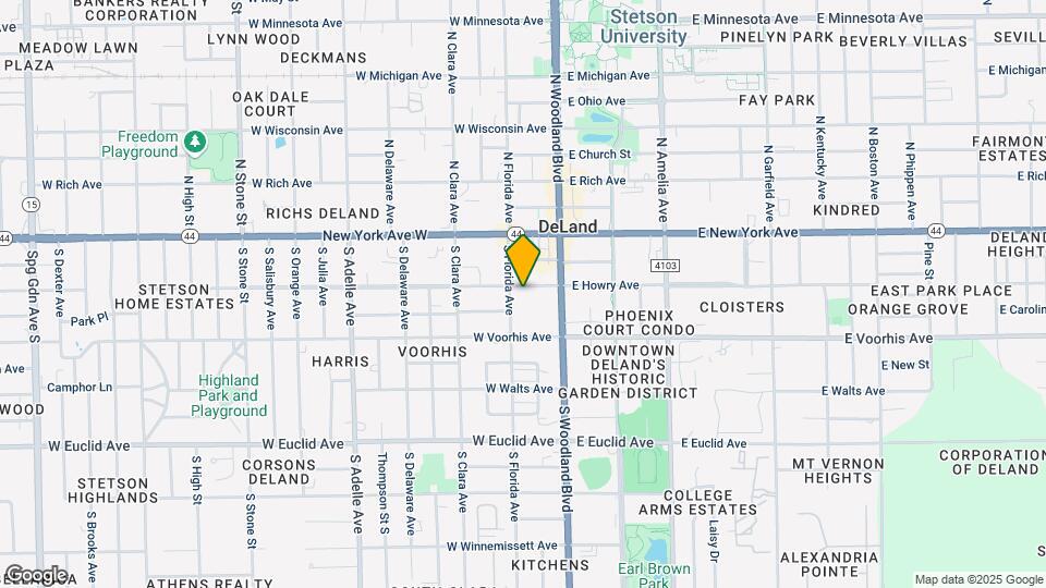 DeLand Multifamily Portfolio Map and Location Details