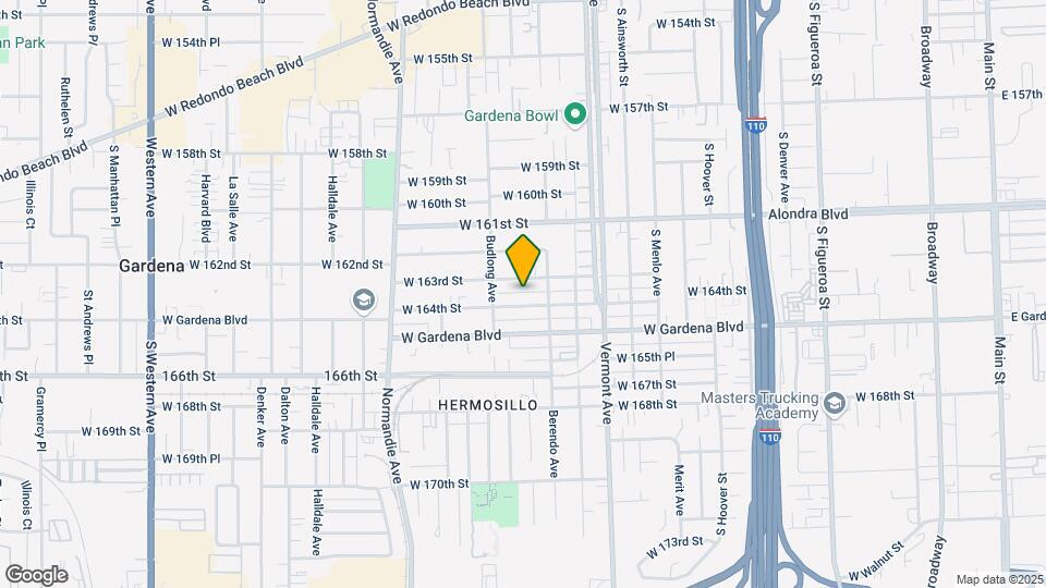 1127 W 164th St Map and Location Details