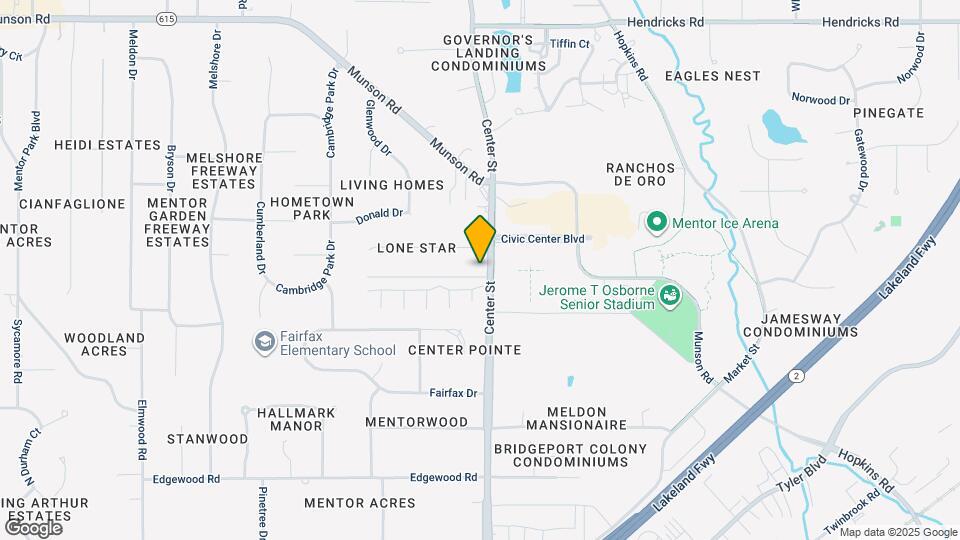 8391 Lanmark Dr Map and Location Details