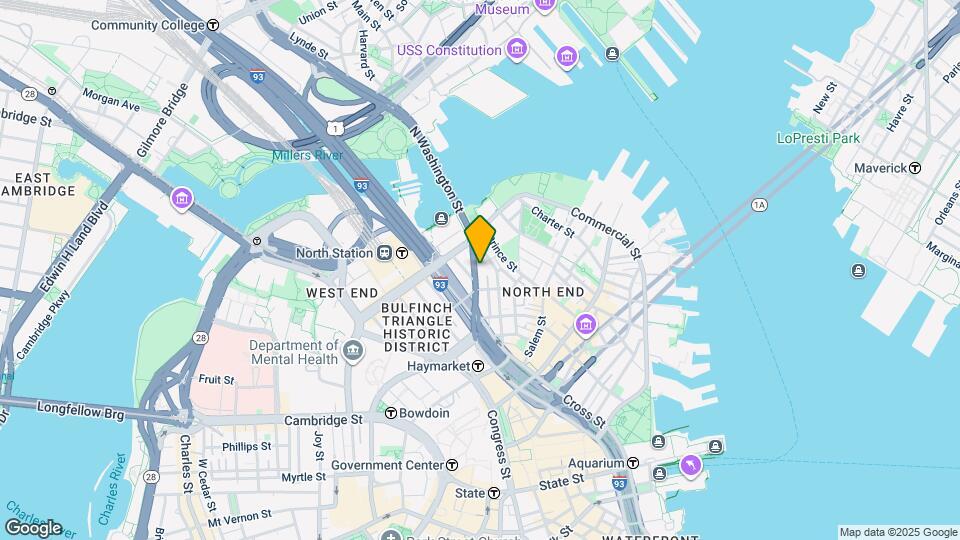 129 N Washington St, Unit 21 Map and Location Details