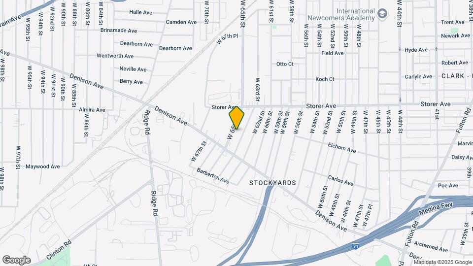 3439 W 65th St-Unit -Lower Unit Map and Location Details