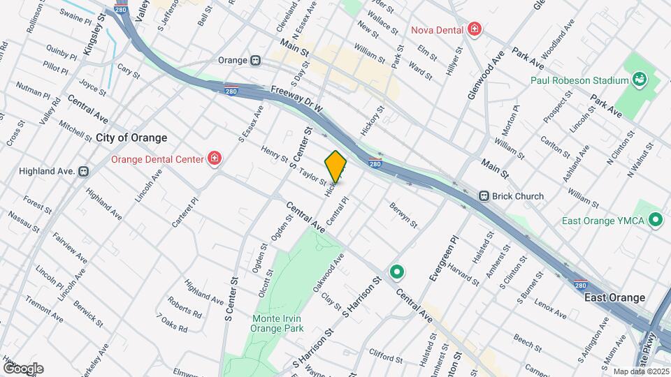 162 Hickory St, Unit 3rd floor apartment Map and Location Details