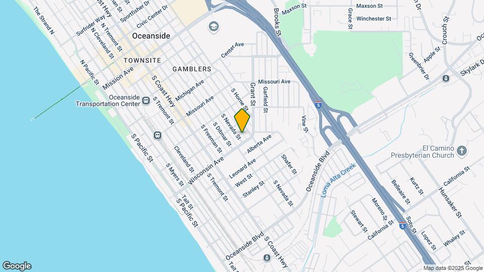 624 N Nevada St Map and Location Details