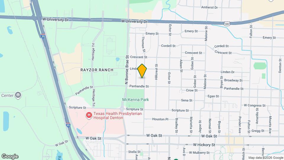 819 Thomas St Map and Location Details