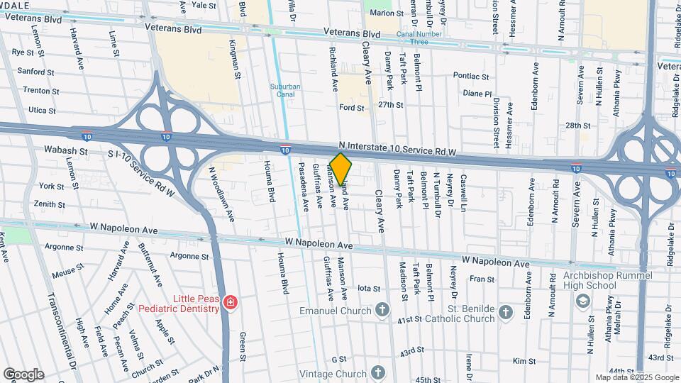 2316 Richland Ave Map and Location Details