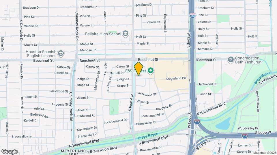 5026 Indigo St Map and Location Details