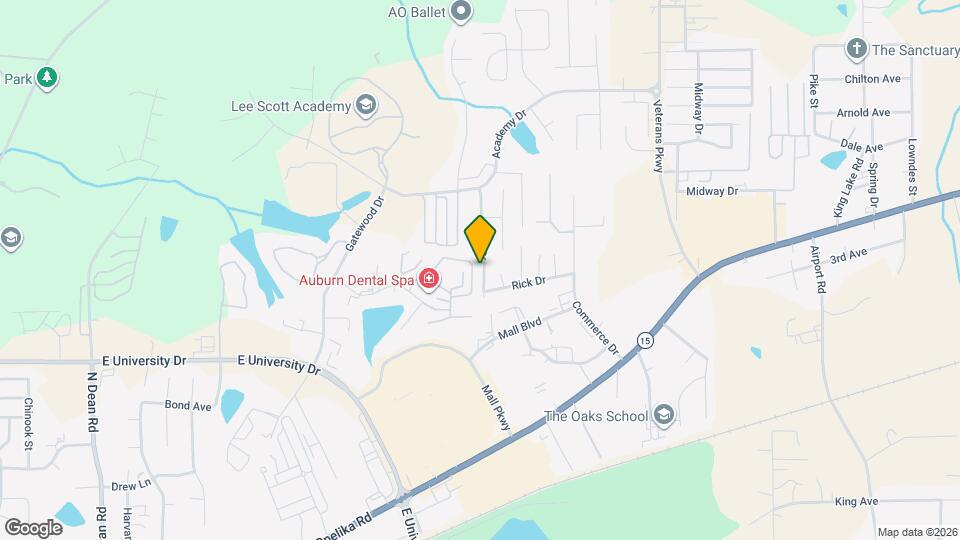 1249 Aubie Dr Map and Location Details