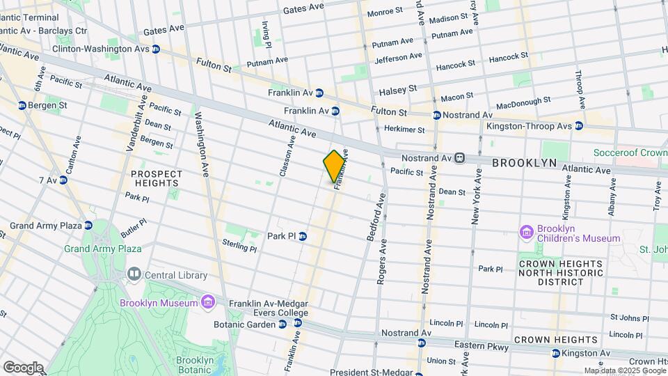 945 Bergen St Mapa y Detalles de la Ubicación