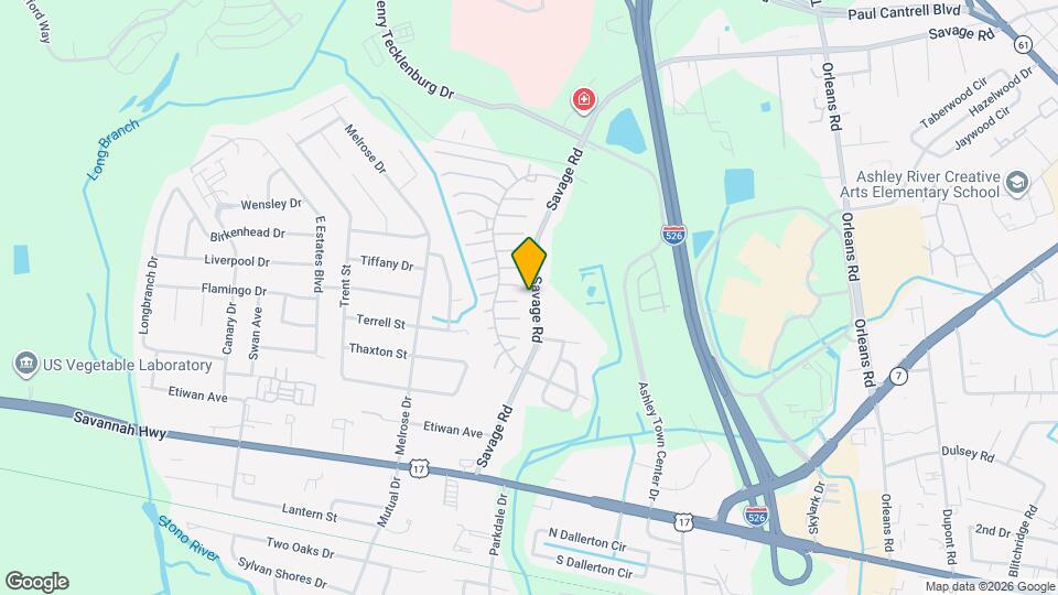 825 Savage Rd Map and Location Details