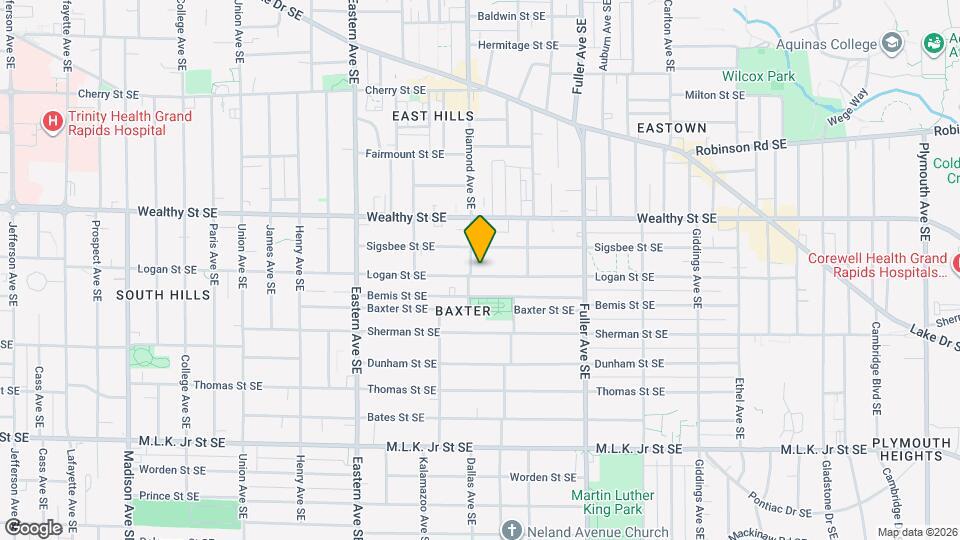 1011 Logan St SE Map and Location Details