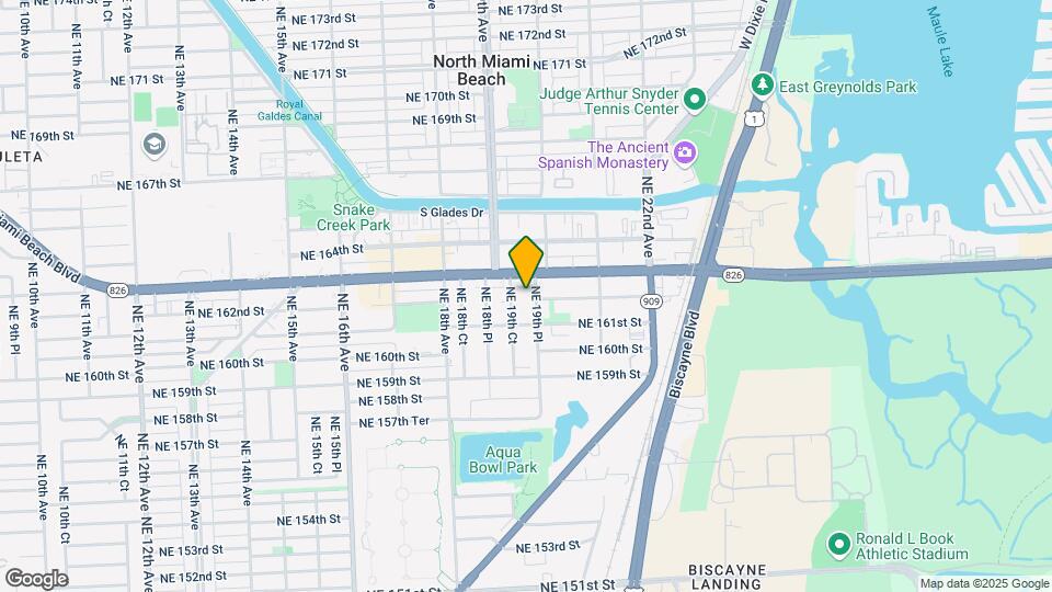 16190 NE 19th Pl Map and Location Details