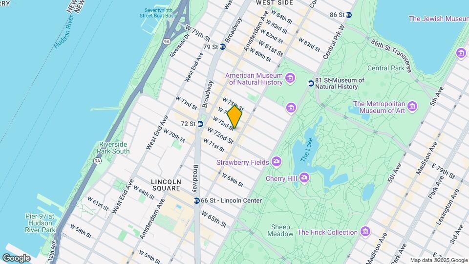 112 W 73rd St Map and Location Details