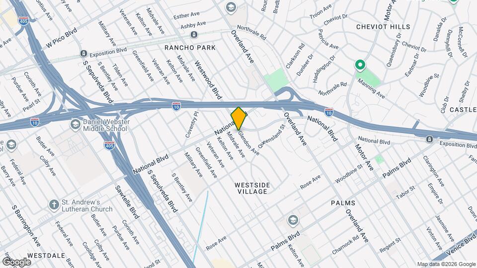 3023 Glendon Ave Mapa y Detalles de la Ubicación
