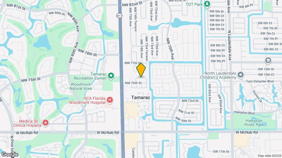 7400 NW 76th Ct Map and Location Details