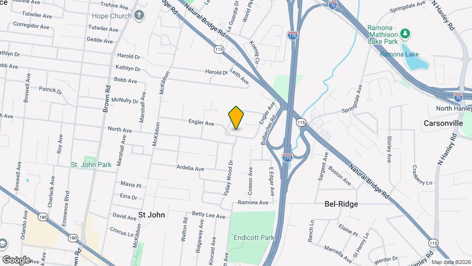 8433 Engler Ave Mapa y Detalles de la Ubicación