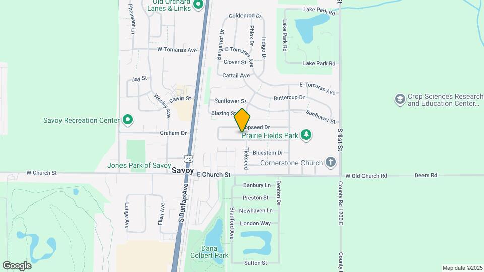 206 Gentian St Map and Location Details