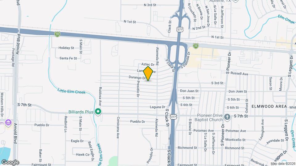 5232 Encino Rd Map and Location Details