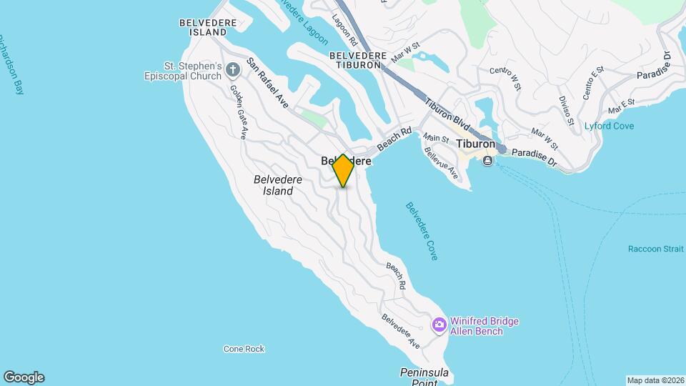 132 Bella Vista Ave Map and Location Details