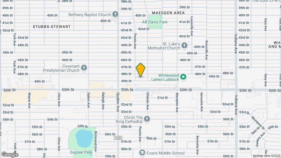 4208 49th St Map and Location Details