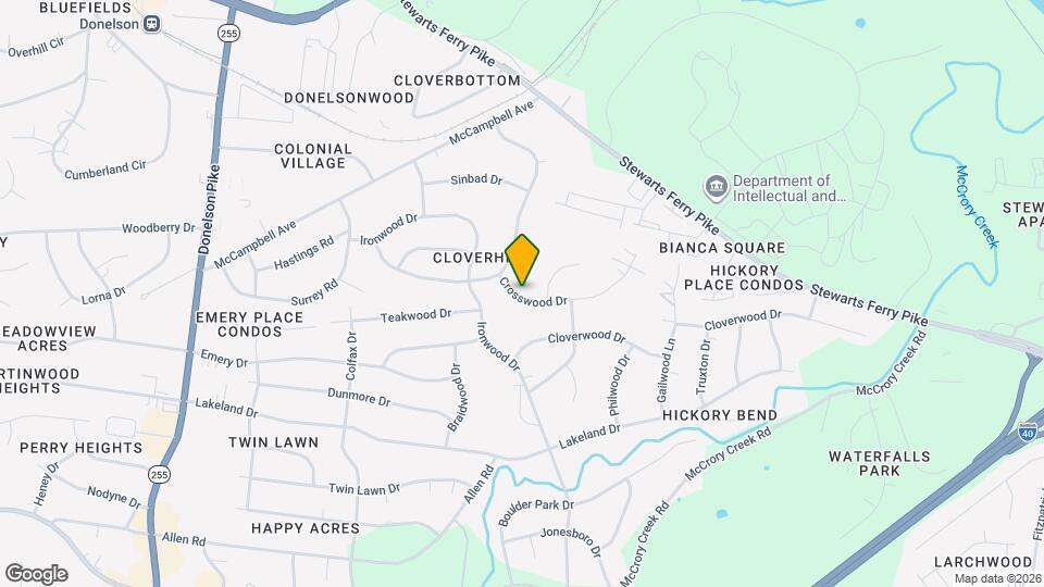 3108 Crosswood Dr Map and Location Details