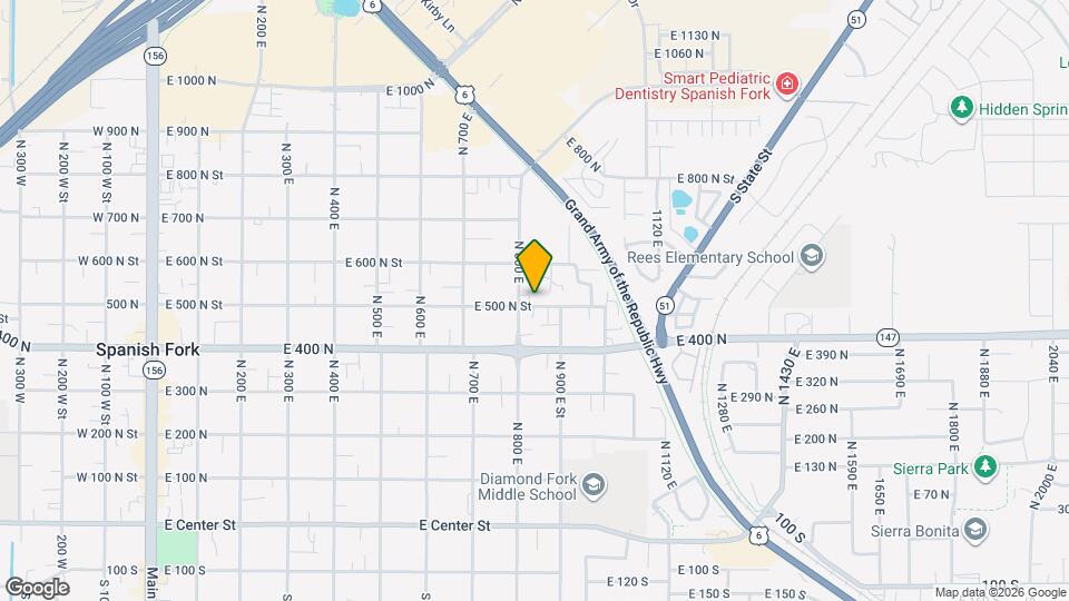 835 E 500 N, Unit 839 Map and Location Details