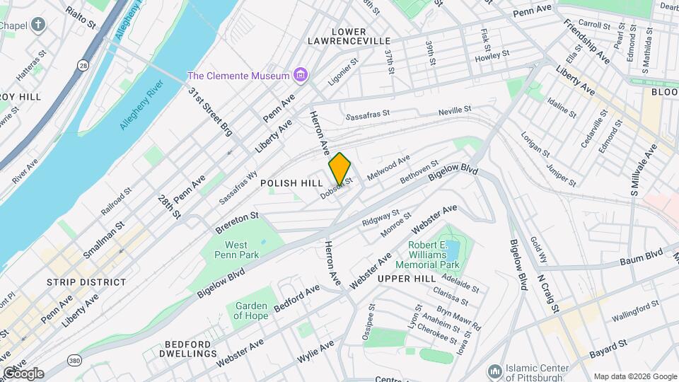 3206 Dobson St Map and Location Details