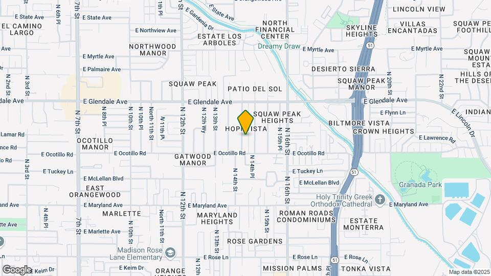 6729 N 14th St Map and Location Details
