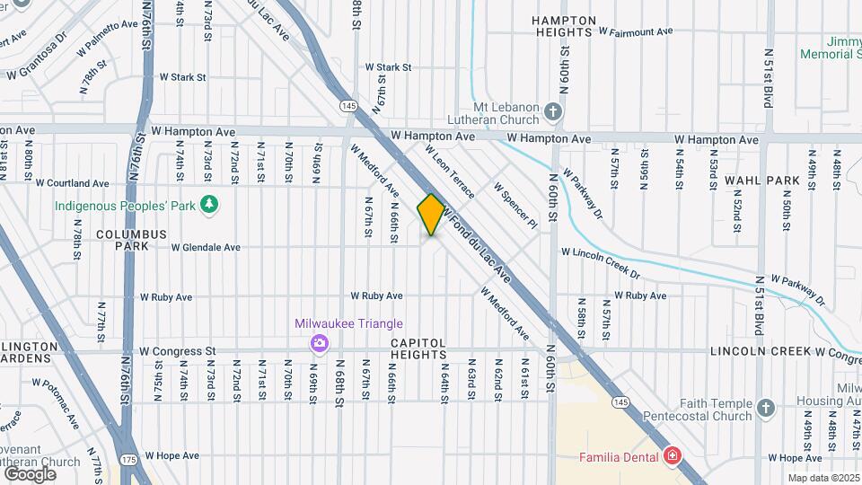 6427 W Medford Ave Map and Location Details