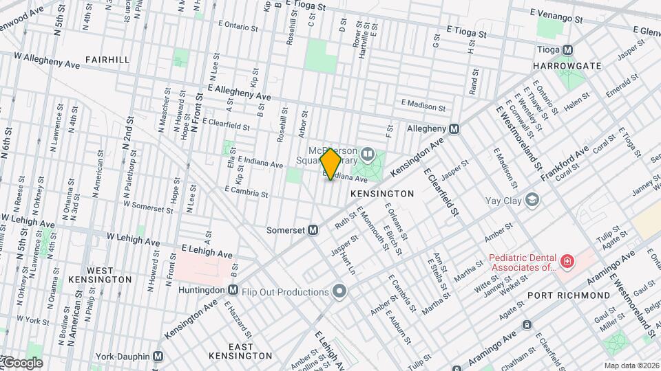 2942 Rorer St Map and Location Details