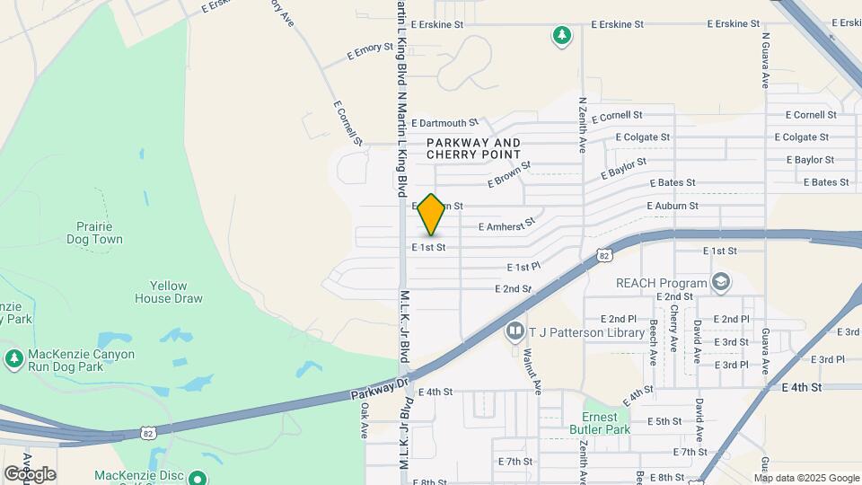 1711 E 1st St Map and Location Details