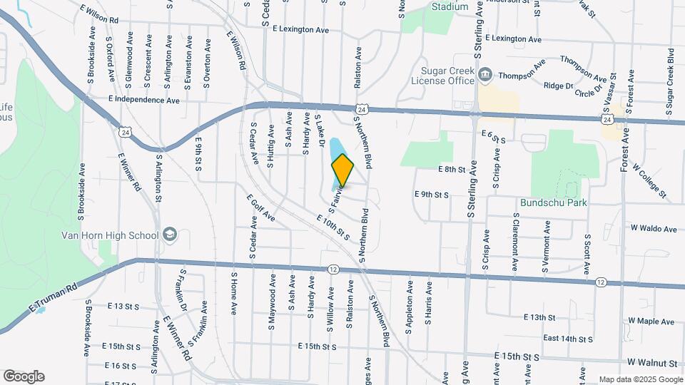 807 S Fairview Ave Map and Location Details