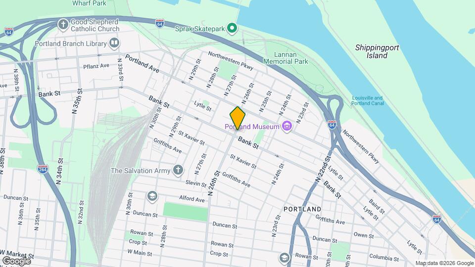 2567 Bank St Map and Location Details