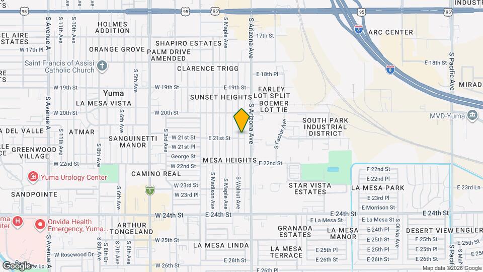 2089 S Walnut Ave Map and Location Details