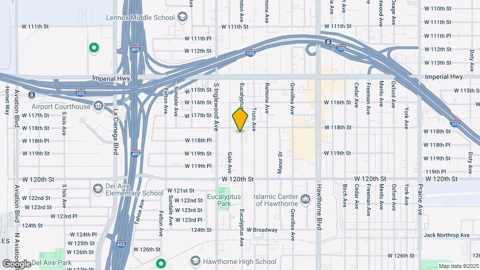 11819 Eucalyptus Ave. Map and Location Details