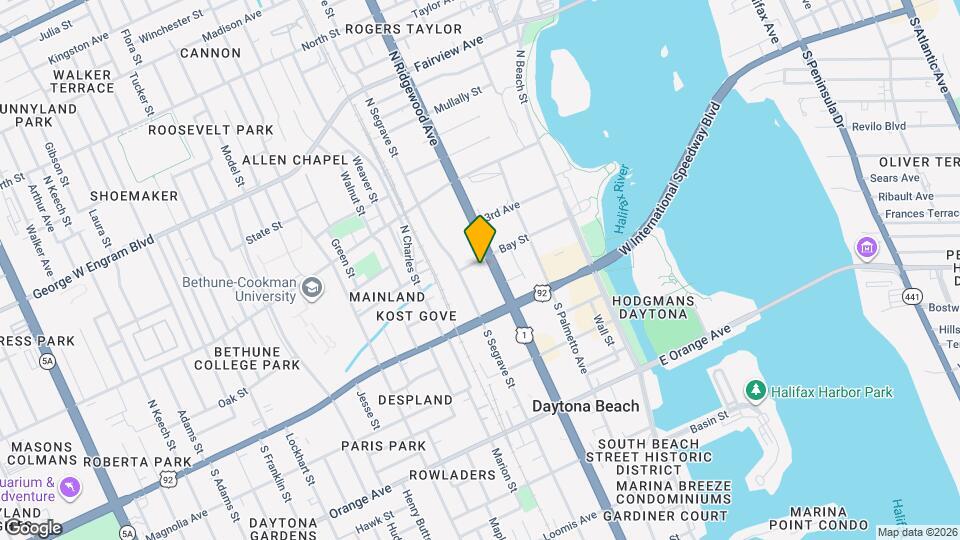 148 N Ridgewood Ave Map and Location Details