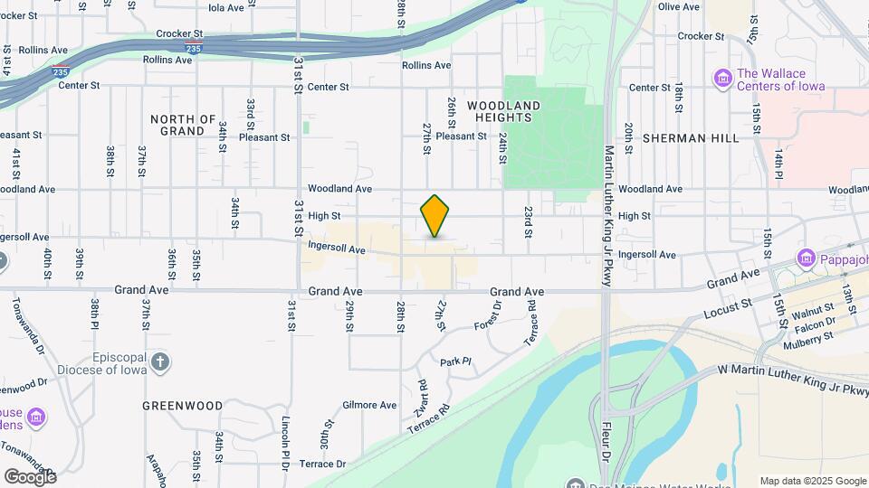 2701 Ingersoll Ave Map and Location Details