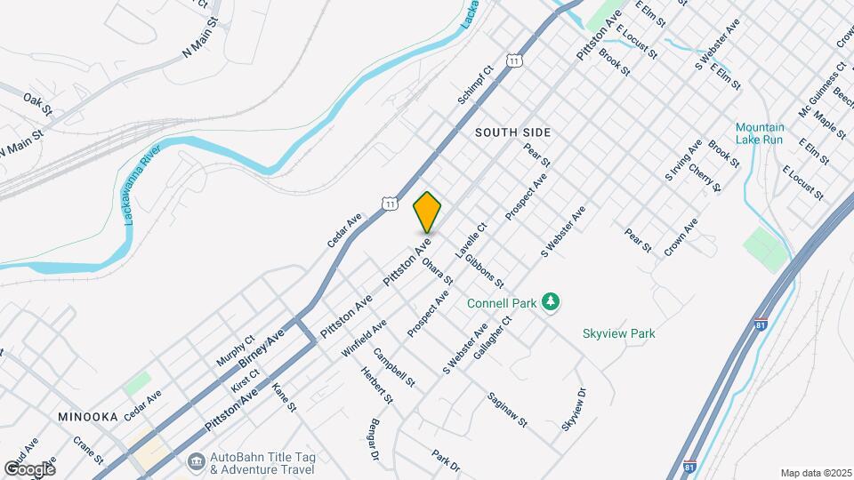 2116 Pittston Ave Map and Location Details