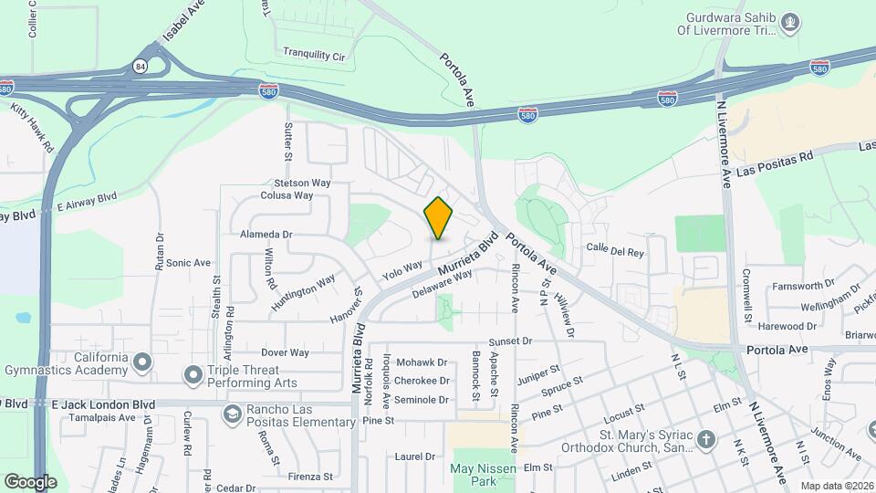 988 Del Norte Dr Map and Location Details