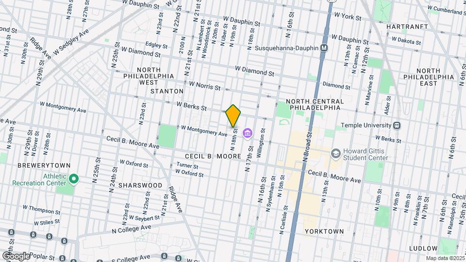 1808 N 18th St Mapa y Detalles de la Ubicación