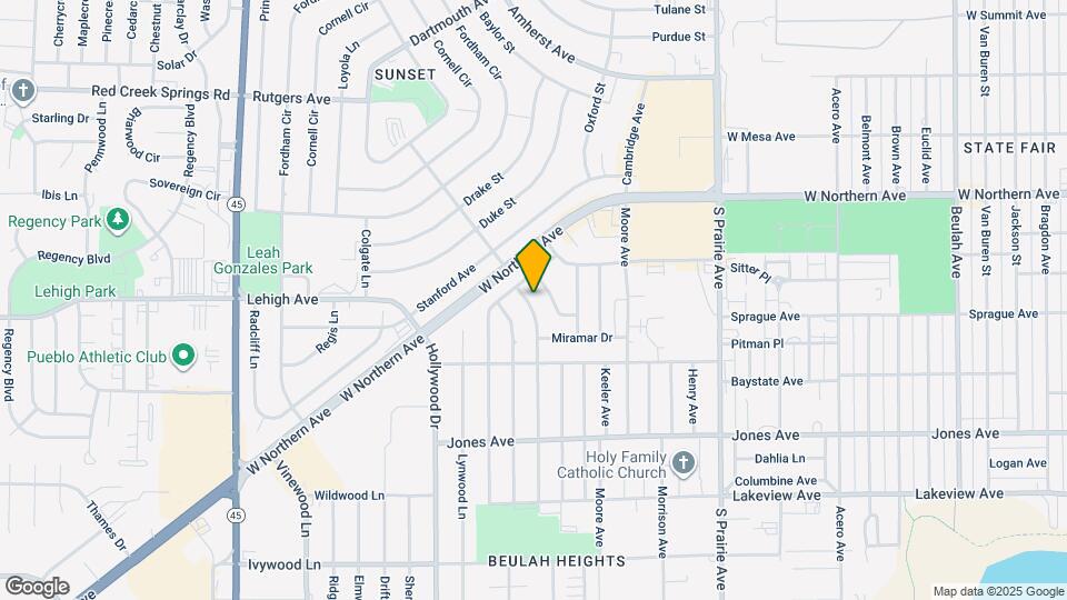 1612 Garwood Dr Mapa y Detalles de la Ubicación