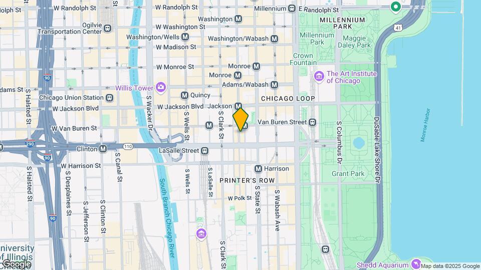 411 S Dearborn St, Unit 1 Mapa y Detalles de la Ubicación