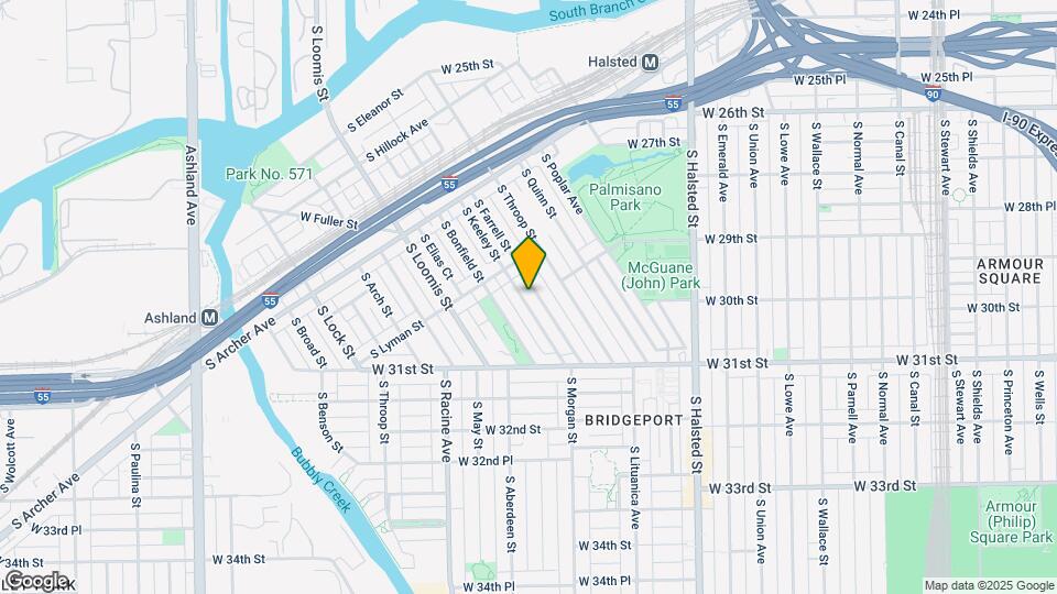 2931-2939 S Keeley St Map and Location Details