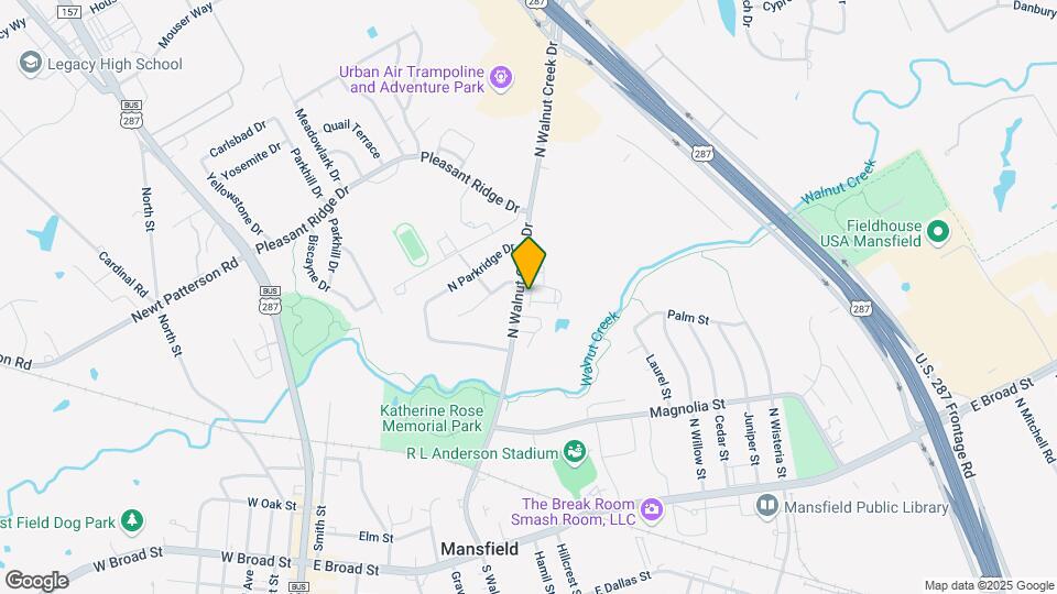 1307 Brookfield Ln Map and Location Details