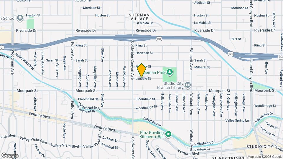 12834 Landale St Map and Location Details