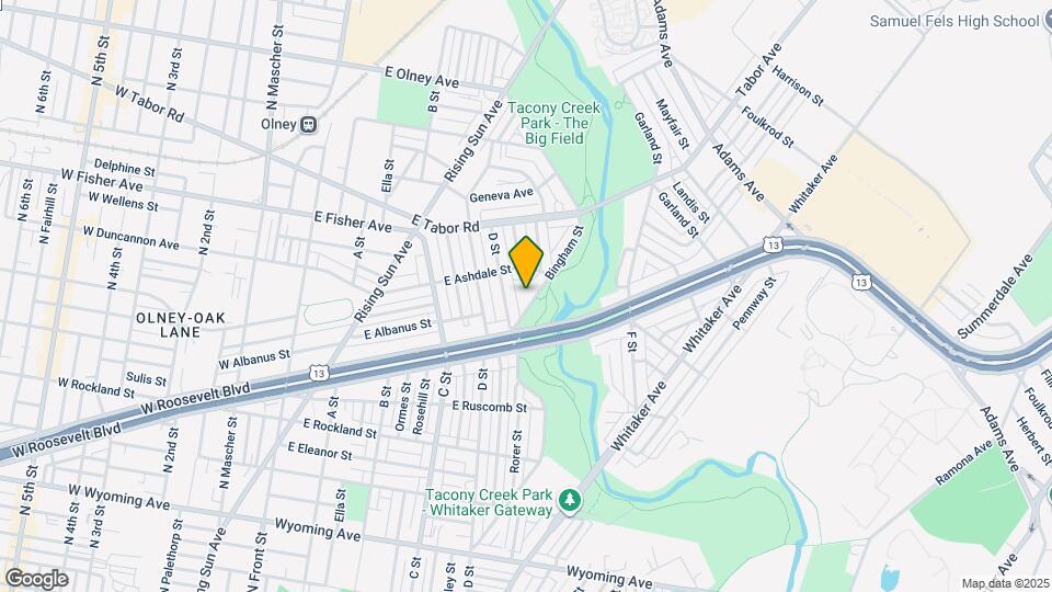 5124 Bingham St Map and Location Details