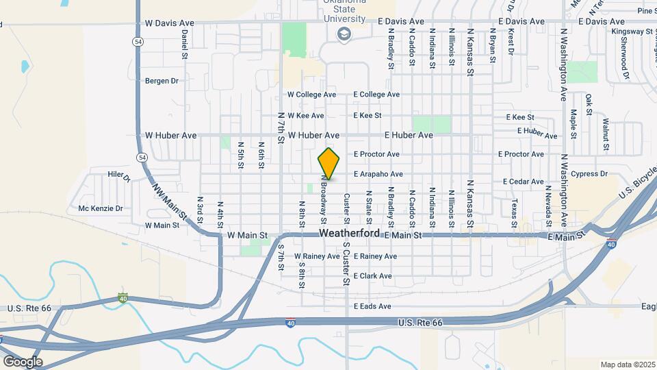 314 N Broadway St Map and Location Details