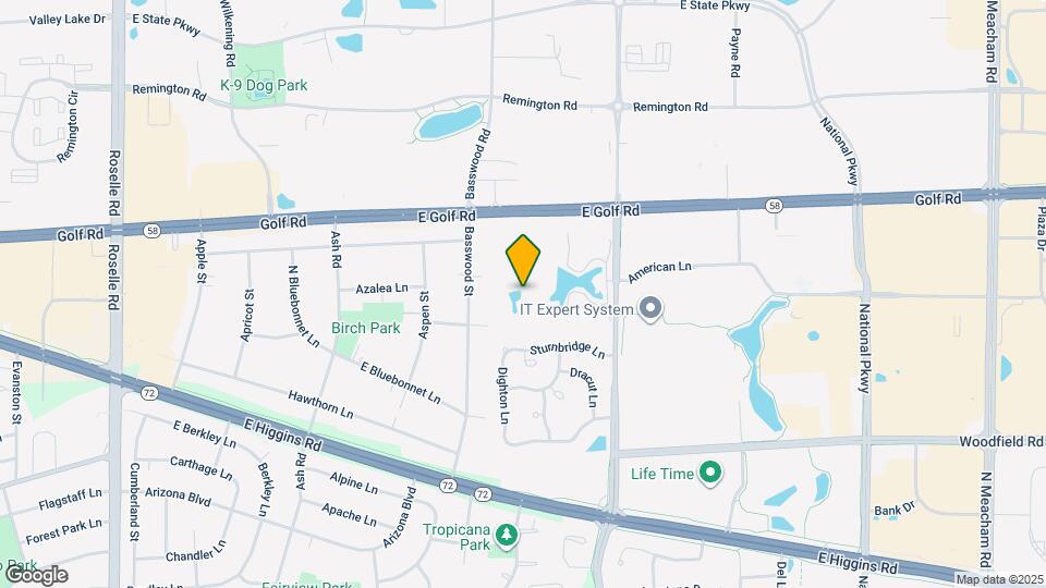1100 N Plum Grove Rd Map and Location Details